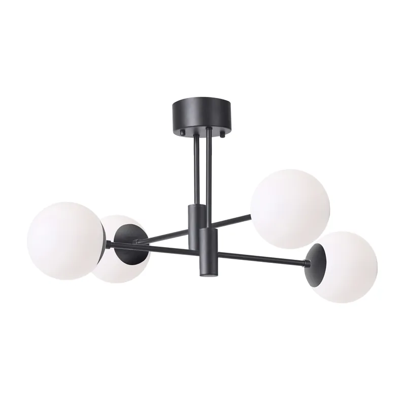 Solar ceiling lamp black 73 cm, Smokey grey Holiday Sale