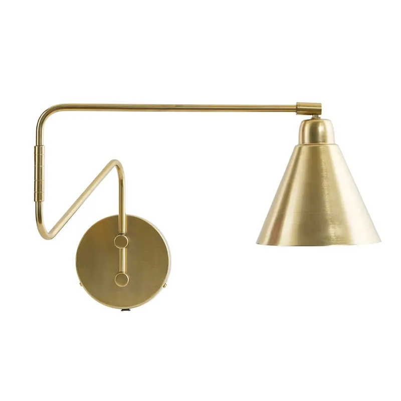 Game wall lamp brass, large, 76 cm No Minimum Order