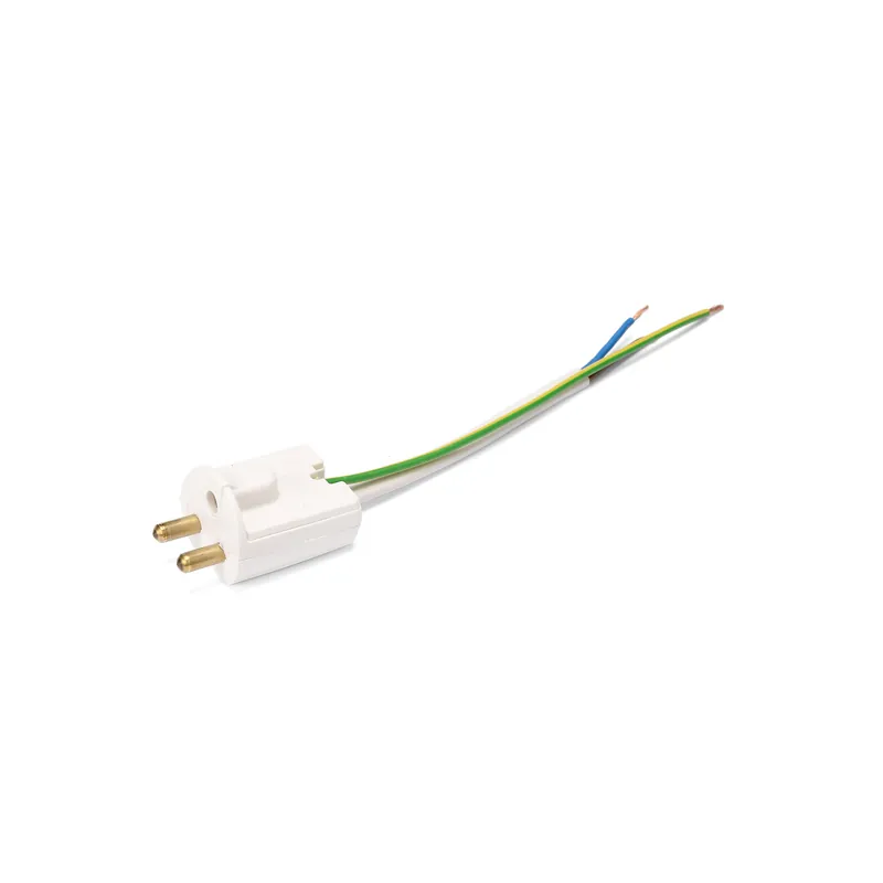 Ceiling connection grounded, white Best Seller