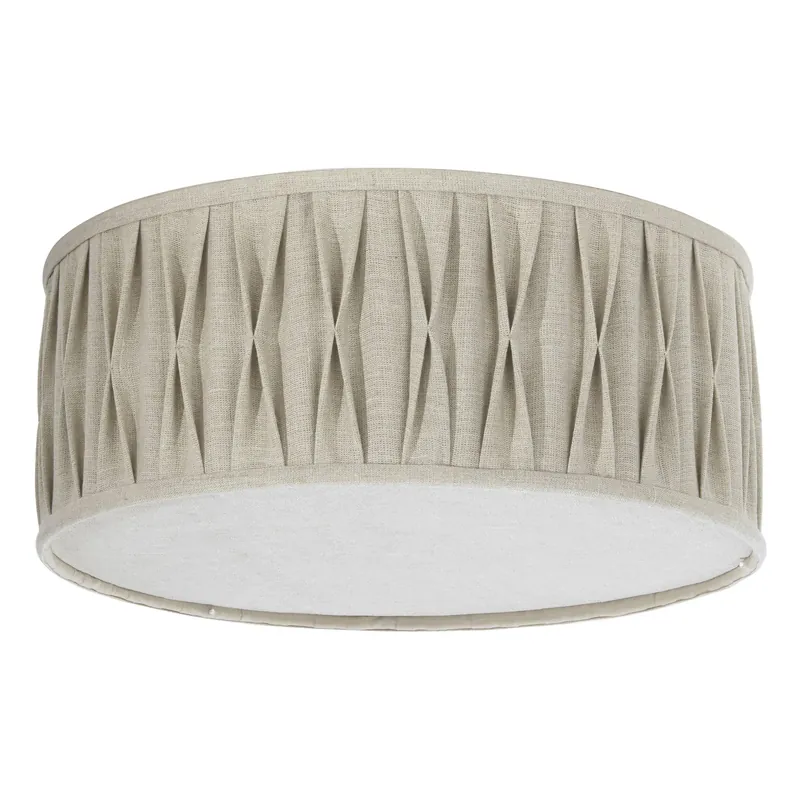 Plissé ceiling lamp Ø45 cm, nature Order Now