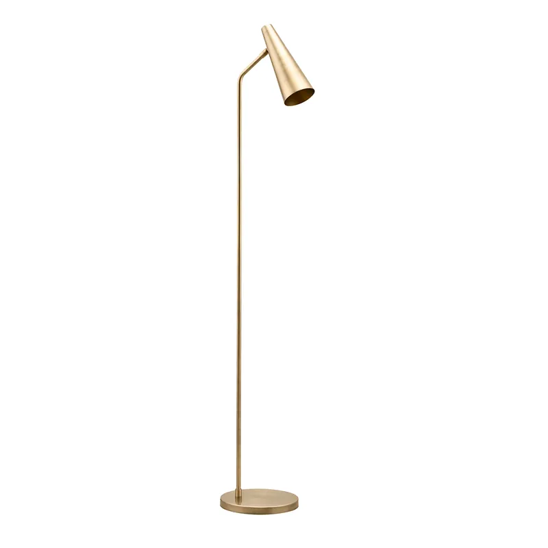 Professional Grade Precise floor lamp, brass