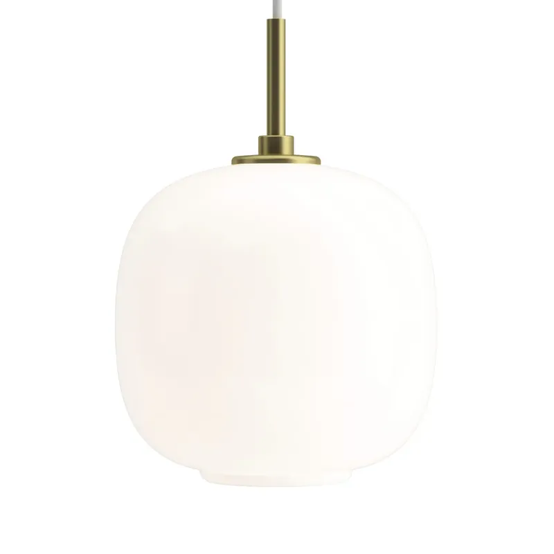 Express Delivery VL45 Radiohus pendant lamp Ø17.5 cm, Brass-white opal glass