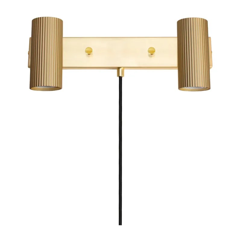 Buy Today Hubble 2 wall lamp, Brushed brass
