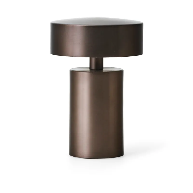 No Minimum Order Column portable table lamp IP44, Bronze
