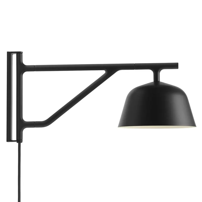 Ambit wall lamp, black Exclusive Offer