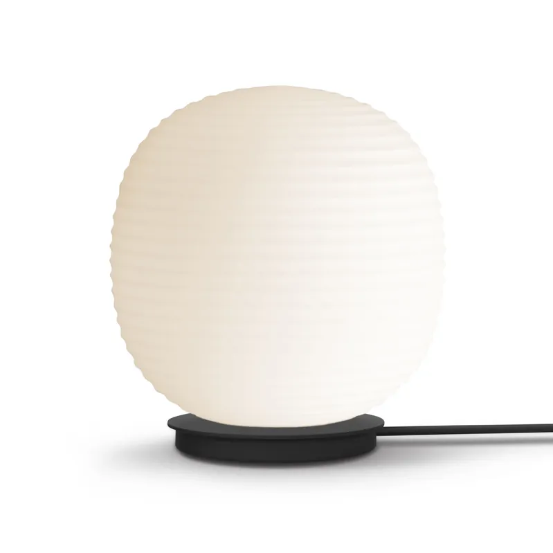 Get Yours Lantern Globe table lamp medium, Frosted white opal glass