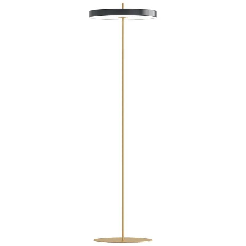 Asteria floor lamp, forest green Genuine