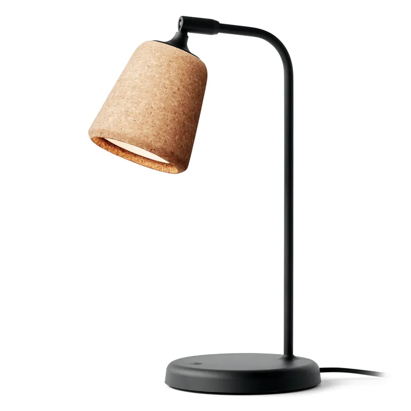 Material table lamp, Natural cork Worldwide Shipping