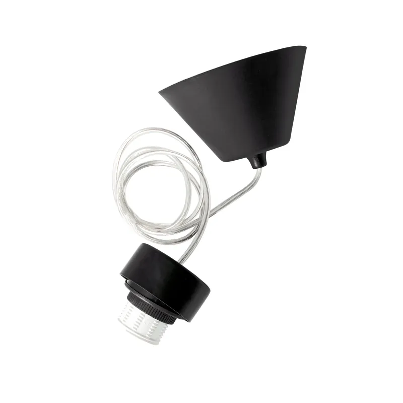 Original Lamp suspension indoor IP20, black-transprarent