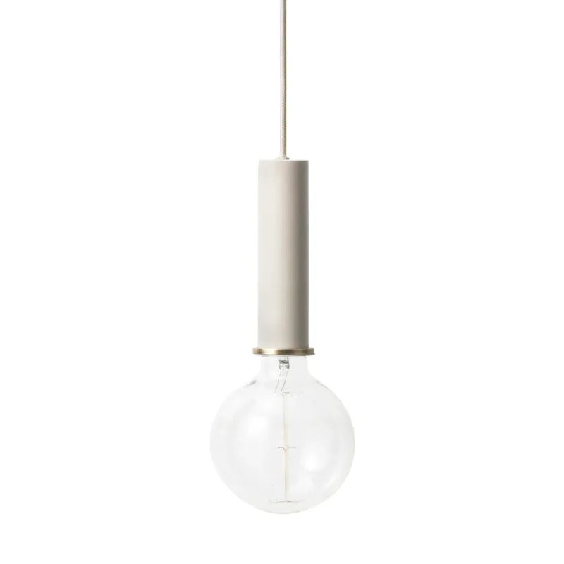 Collect ceiling lamp large, light grey Today Only