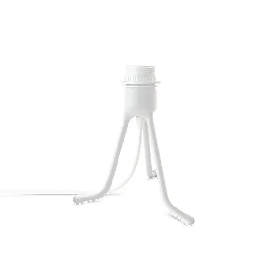 Tripod base lamp stand, white Discount