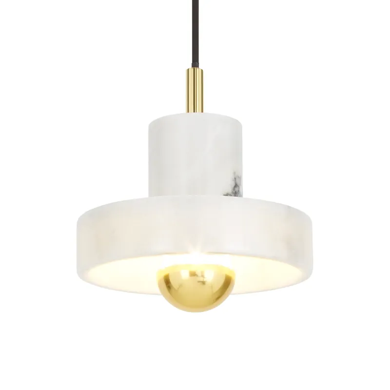Stone pendant lamp, White marble Reduced Price