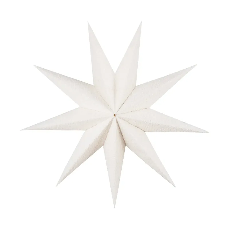 Stella Bouclé 60 Christmas star, White Premium