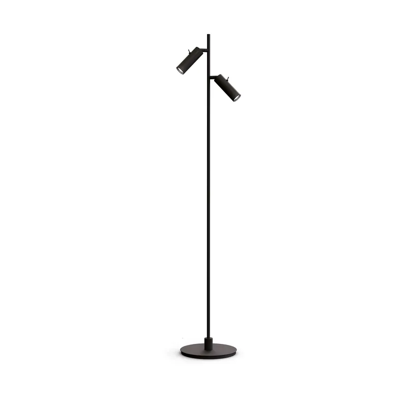 Free Shipping Pipeline floor lamp, Matte white