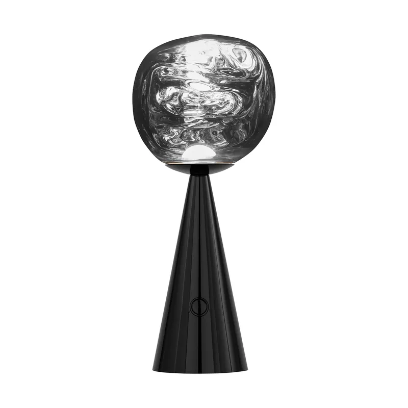 Get Yours Melt Portable LED table lamp 28.5 cm, Black