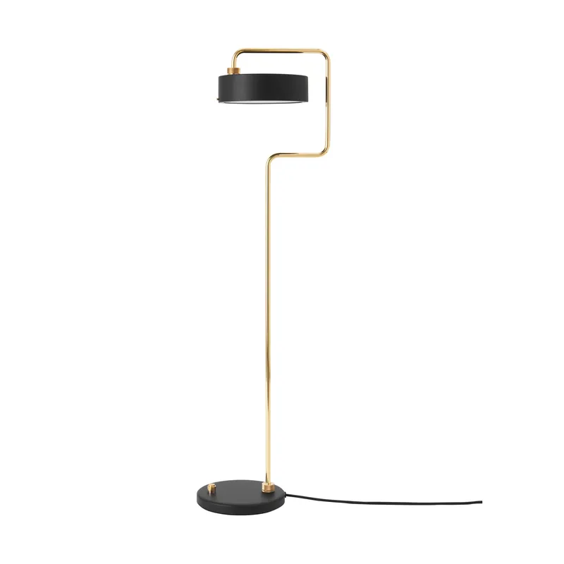 Latest Petite Machine floor lamp, Deep black