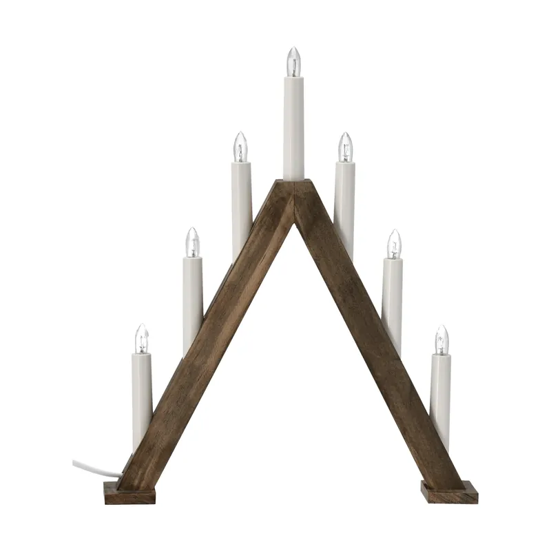 Trusted Brand Nord advent candlestick 40 cm, White stained