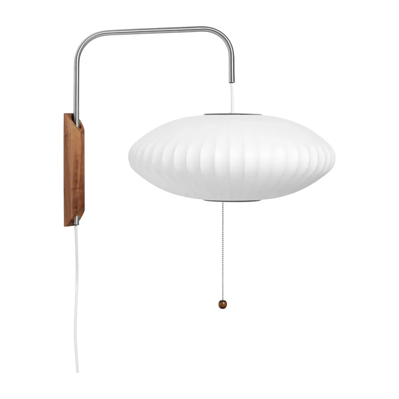 Time-Limited Nelson Bubble Saucer wall lamp, Off white