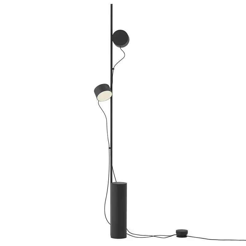 Discount Post floor lamp, Black