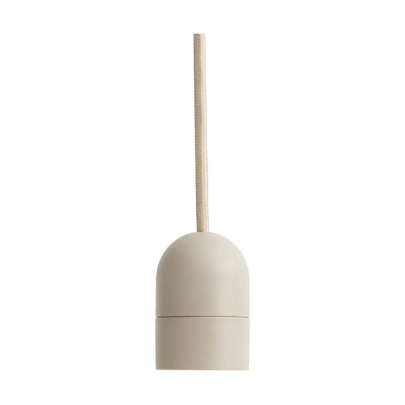 Viral Common Pendant Cord set Ø12 cm, Clay white