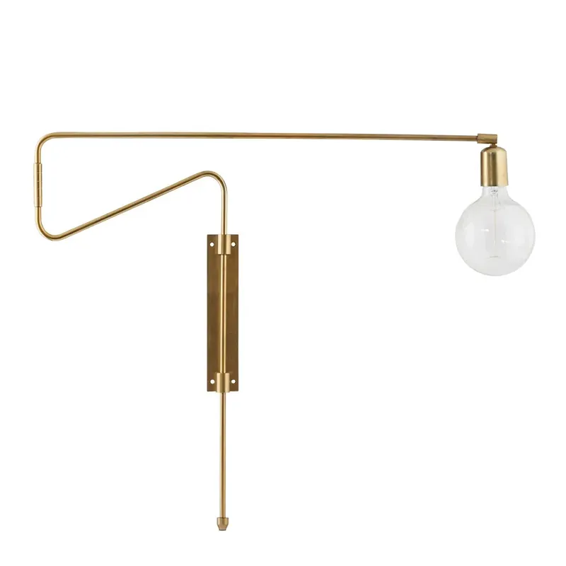 Swing wall lamp brass, large, 70 cm Discount