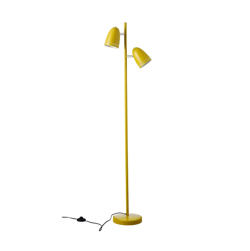 Final Sale Dynamo Twin floor lamp, Smoke Blue
