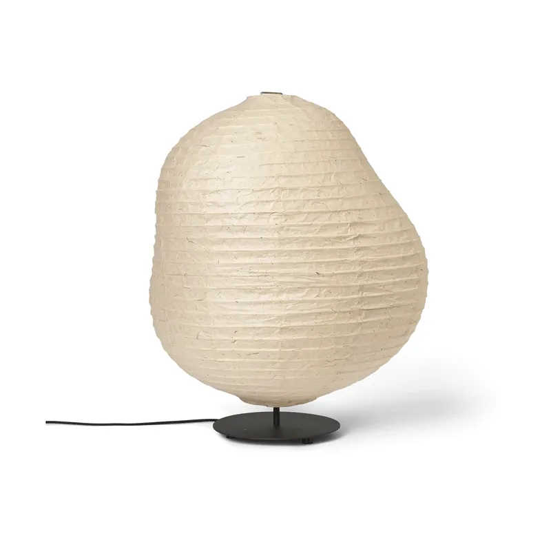 Kurbis floor lamp low, Natural-black While Supplies Last