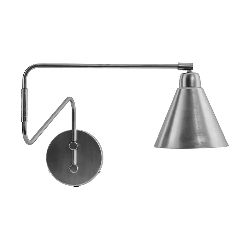 Best Choice Game wall lamp brushed silver, Large, 76 cm