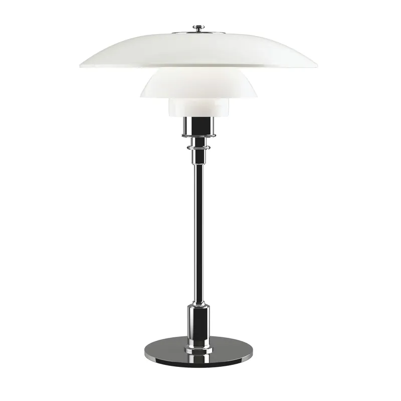 PH 3½-2½ opalglass table lamp, Black High Quality