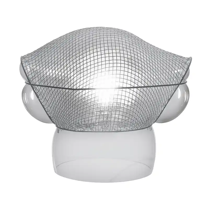 Patroclo table lamp Ø50 cm, Smoked glass Express Delivery