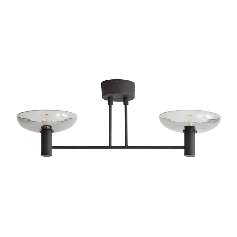Ufo Long ceiling lamp, Black Wholesale
