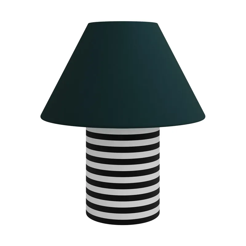 Genuine Toto table lamp Large 64 cm, Pine-black & white stripes