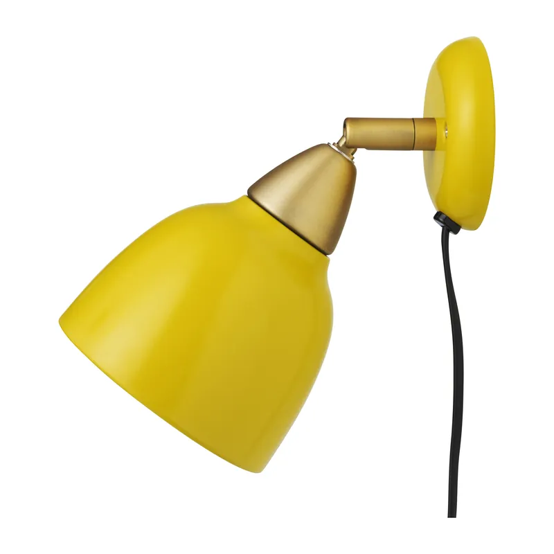 Urban wall lamp short arm, matte real black (black) New Arrival