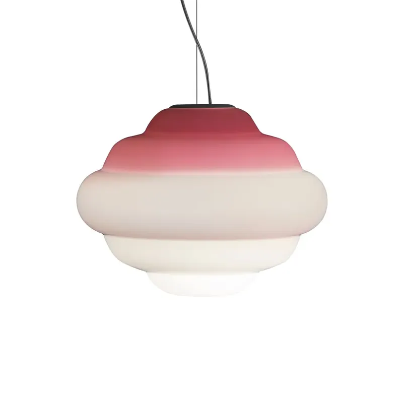 Cloud pendant lamp, White, opal glass without colour shading Holiday Sale