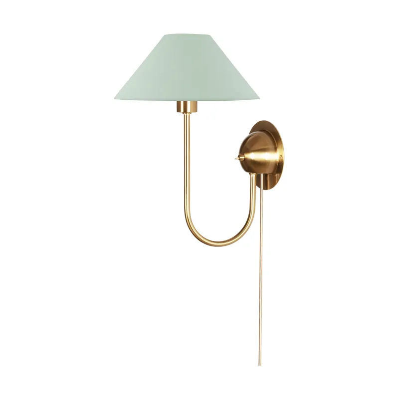 Crafted Iris wall lamp, Cream