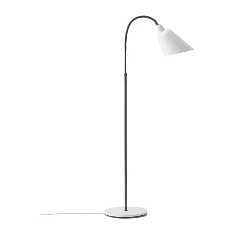 Bellevue AJ7 floor lamp Anniversary Edition, White-bronzed brass Must Have