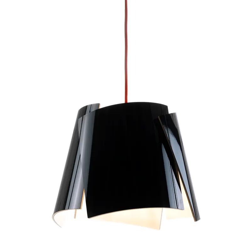 Leaf black lamp, black-green Best Seller