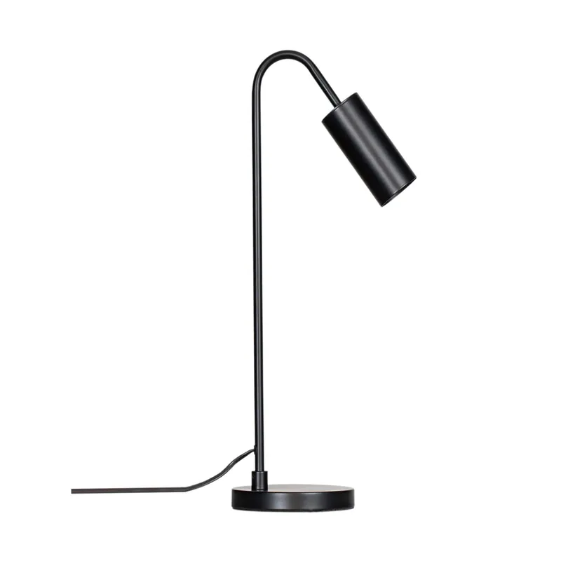 Hassle-Free Returns Curve table lamp 51 cm, Dark red