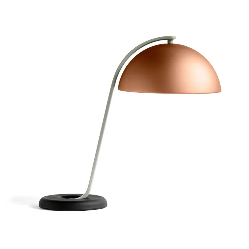 Crafted Cloche table lamp, Mocca anodised