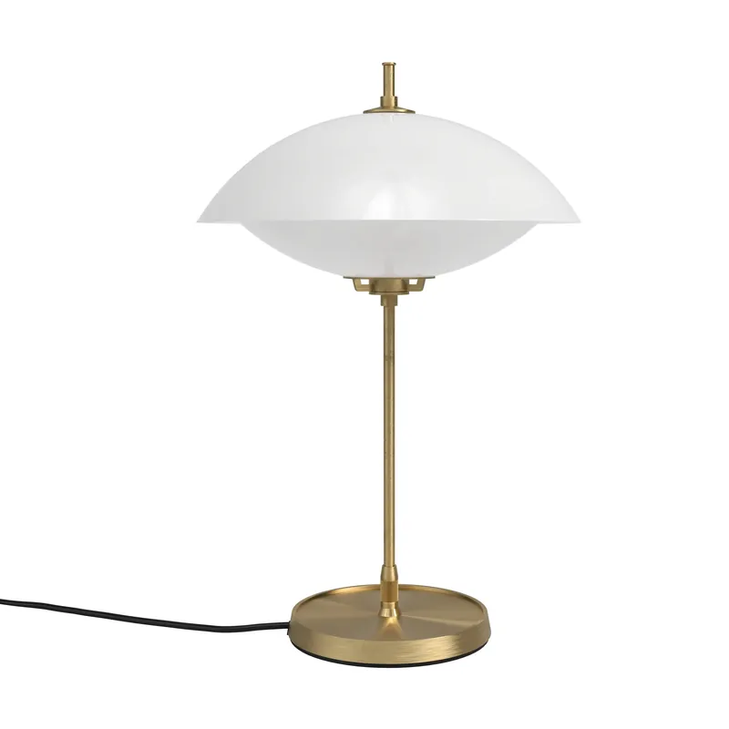 Wholesale Clam table lamp 50 cm, Opal-brass