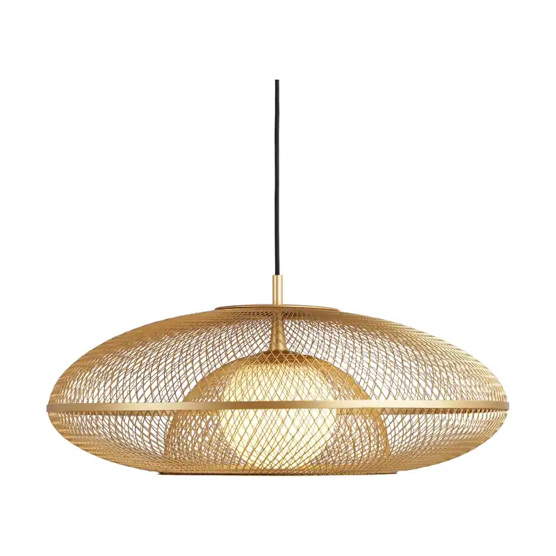 Holiday Sale Faraday lamp brushed brass, Medium Ø45