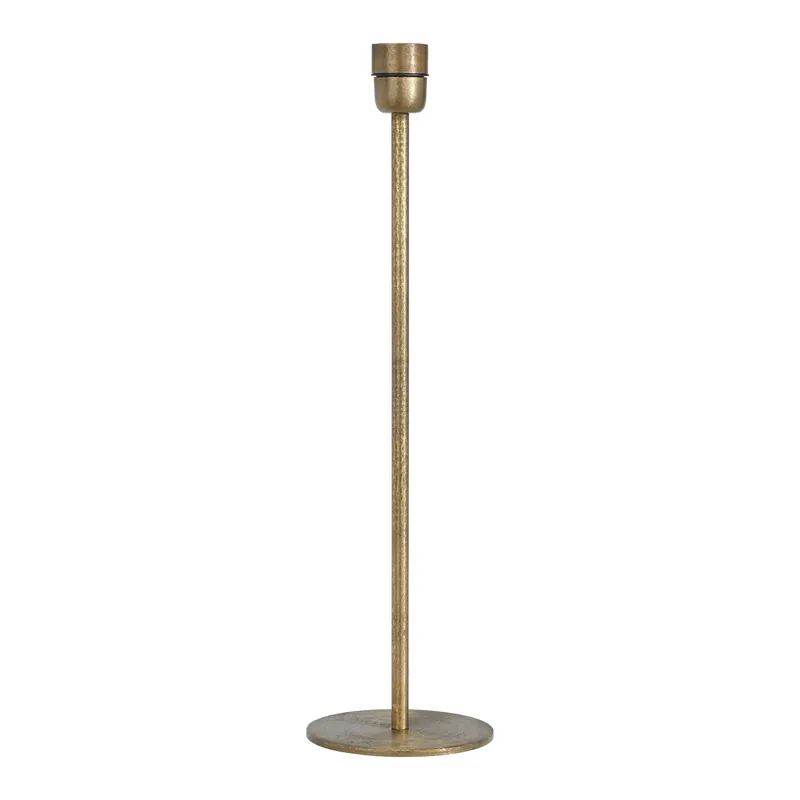 Base lamp base 45 cm, beaten silver Handmade