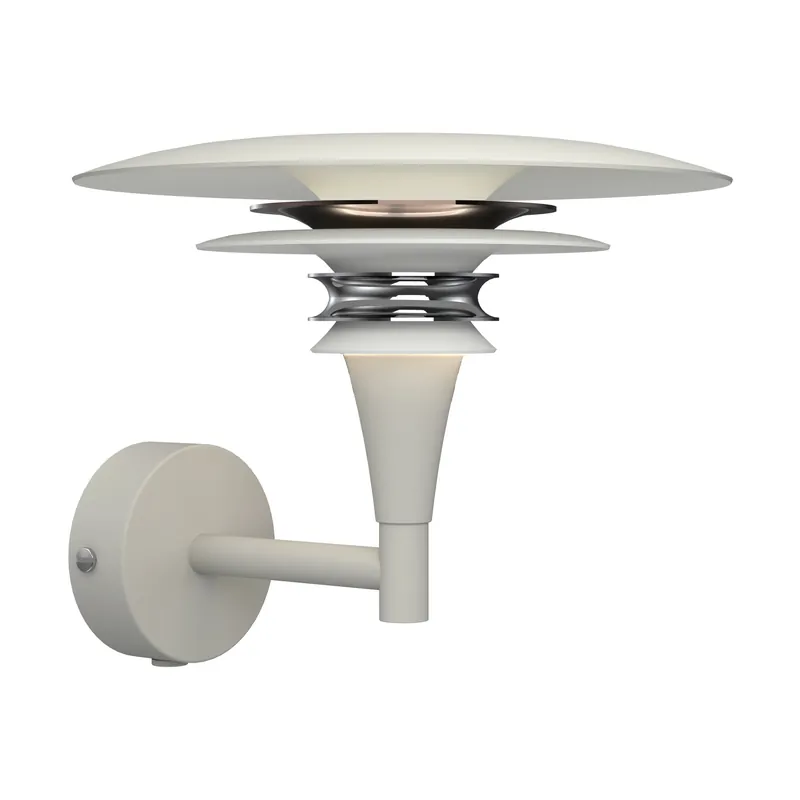 Diablo wall lamp Ø20 cm, Matte black-gloss red Authentic