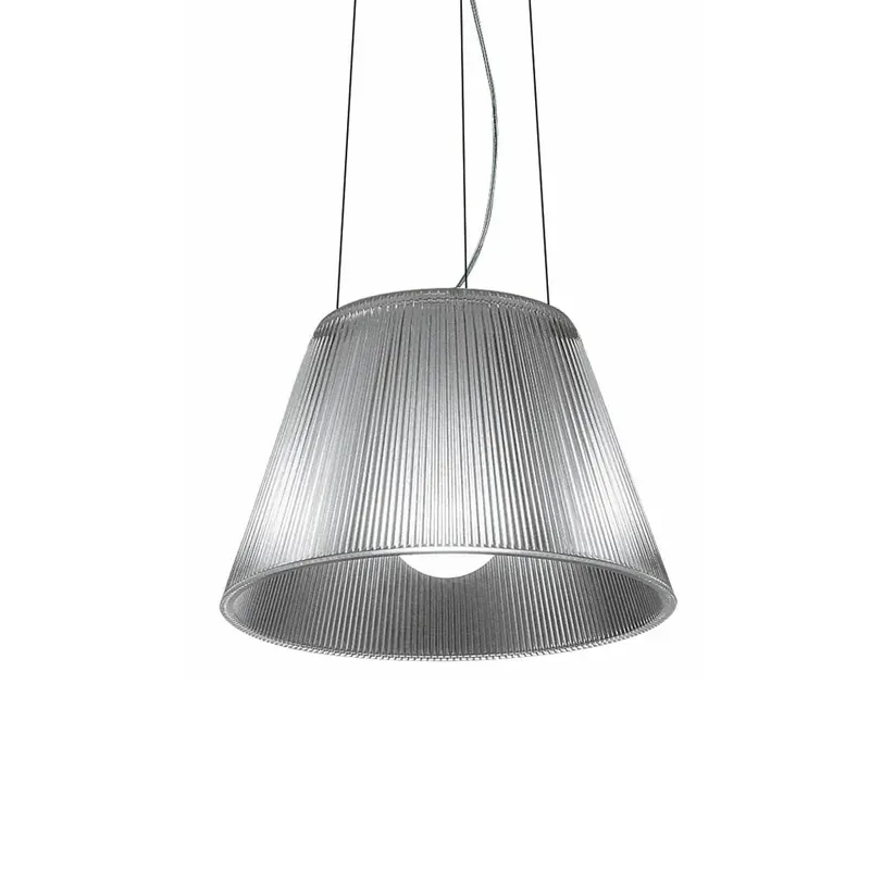 Hassle-Free Returns Romeo Moon S1 pendant, White/glass
