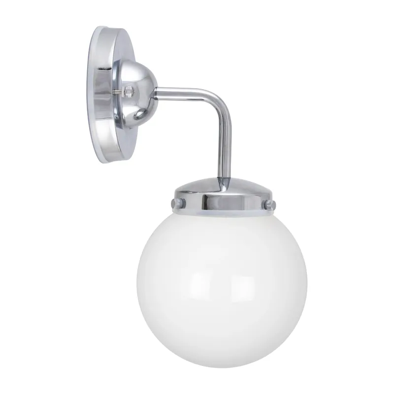 Alley 1 wall lamp IP44, Antique brass-white Buy Today