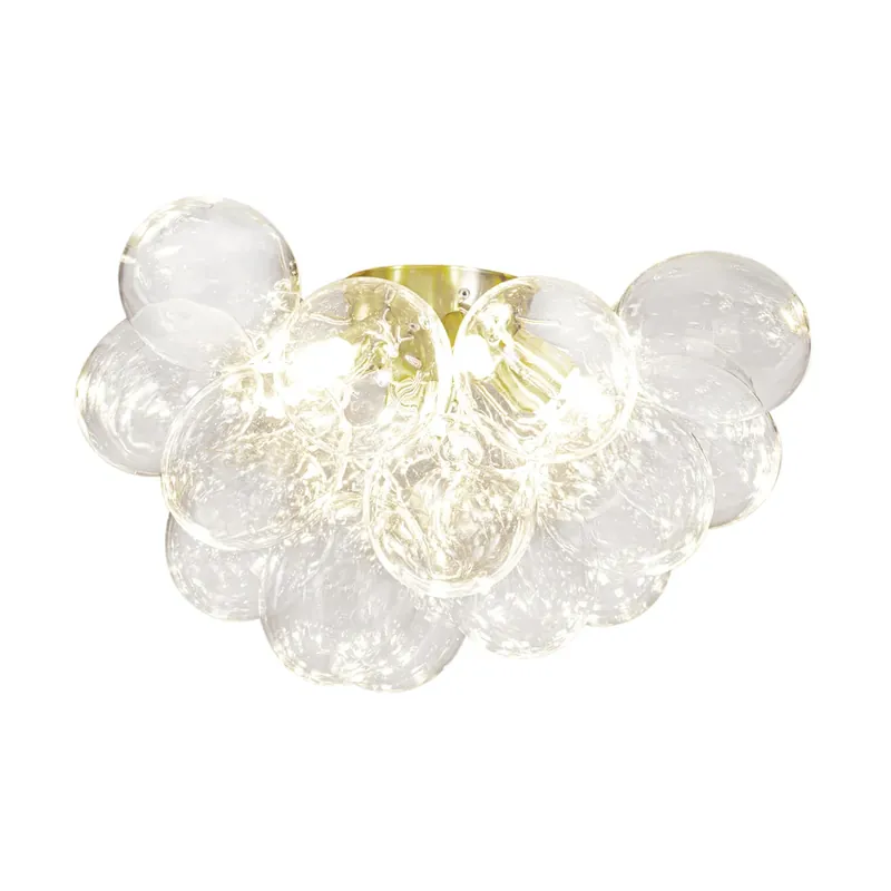 Secure Checkout Gross ceiling Ø50 cm, Brass-clear