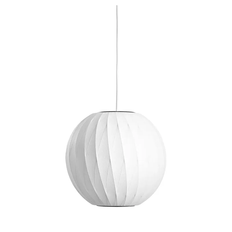 Last Chance Nelson Bubble Ball crisscross pendant lamp S, Off white