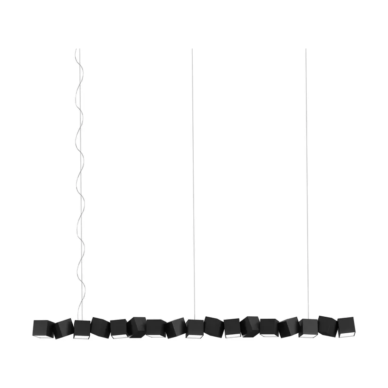 Blockchain system 17 pendant, Black Authentic