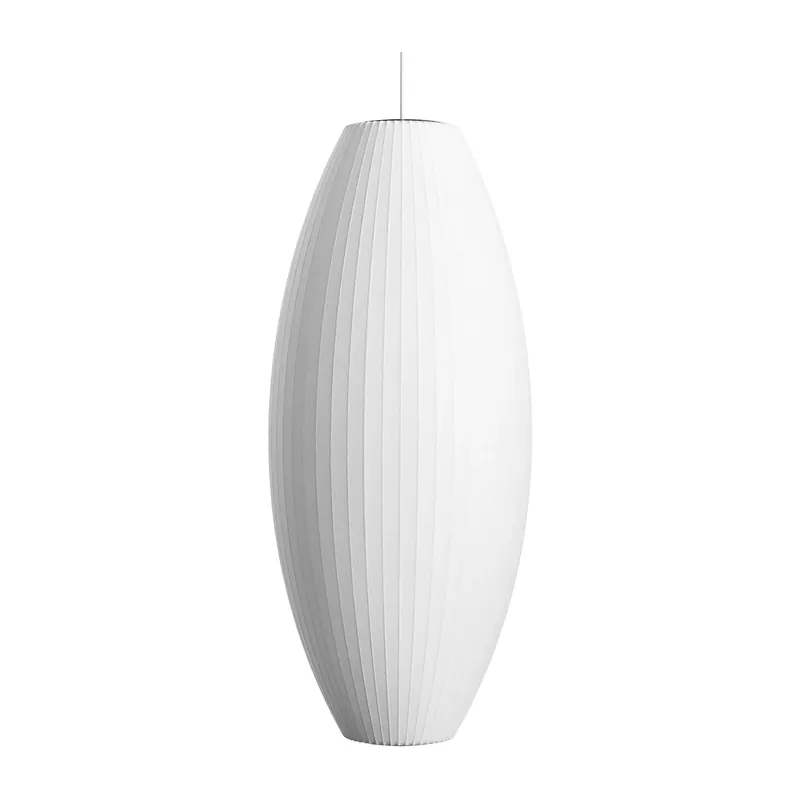 Popular Nelson Bubble Cigar pendant lamp L, Off white