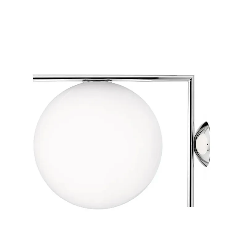 Cheap IC lights C/W2 wall lamp, Brushed brass, opal
